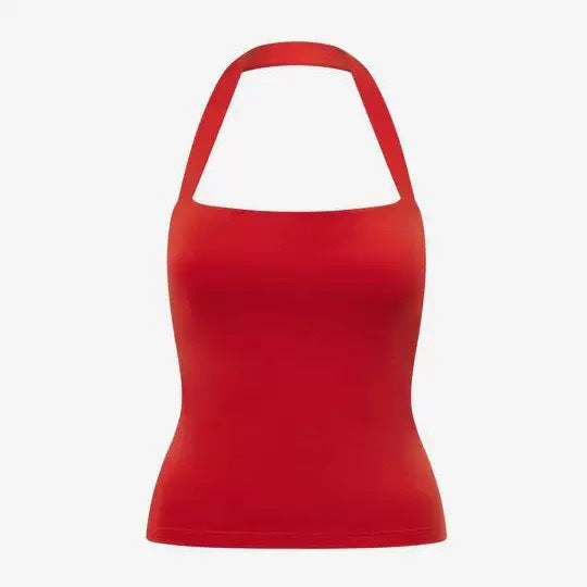 Conjunto de Camiseta de Tirantes y Shorts de Yoga para Mujer