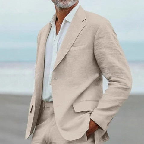 Conjunto de Traje Casual de Corte Relajado