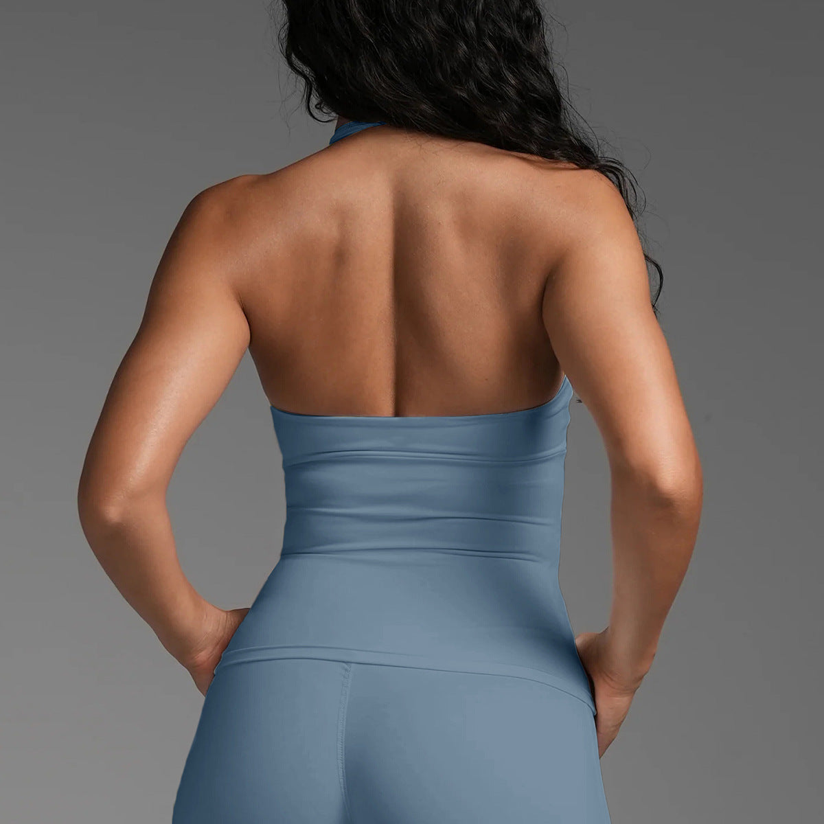 Camiseta Deportiva de Yoga con Cuello en V para Mujer