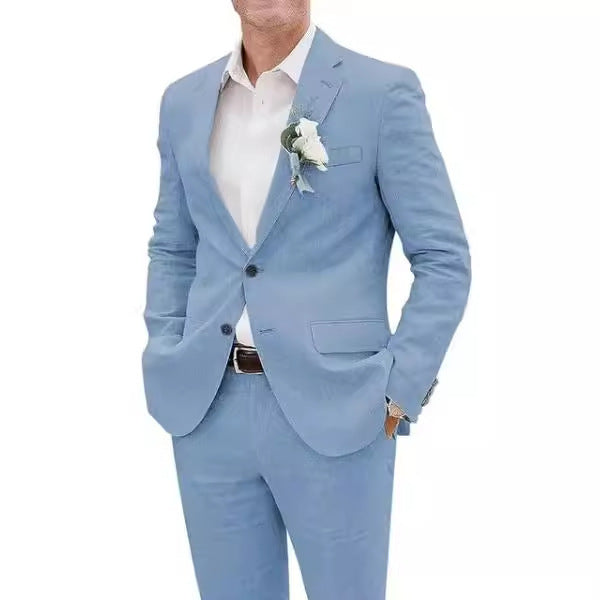 Conjunto de Traje Casual de Corte Relajado