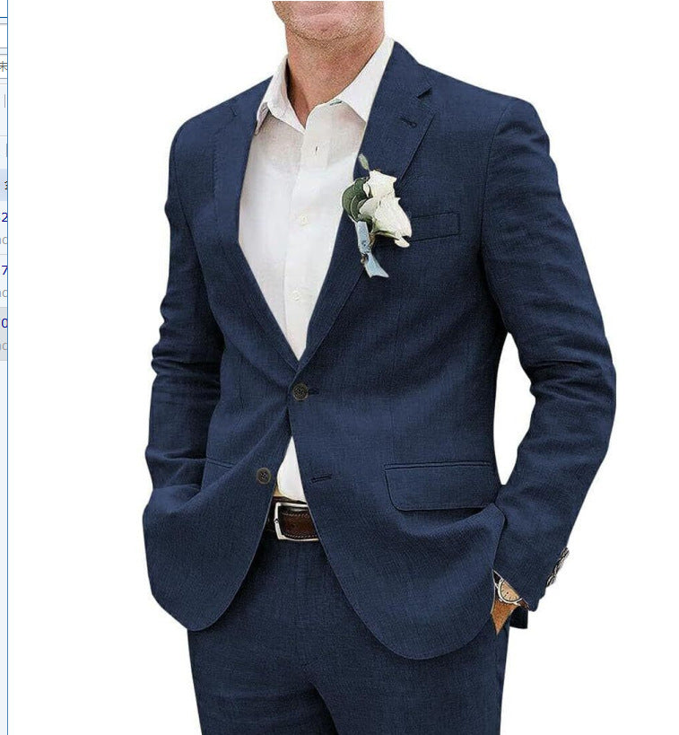 Conjunto de Traje Casual de Corte Relajado