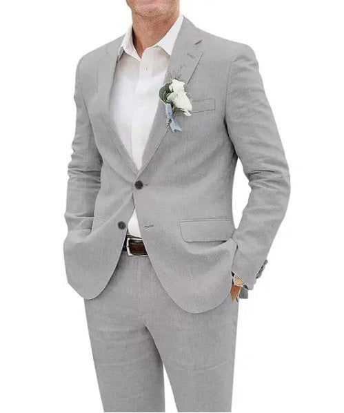 Conjunto de Traje Casual de Corte Relajado